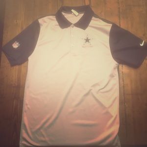 Silver/gray polo tee